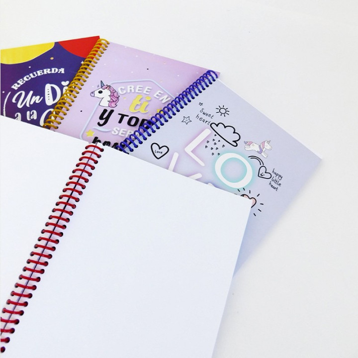 CUADERNO Tamaño A5 Anillados Conv.