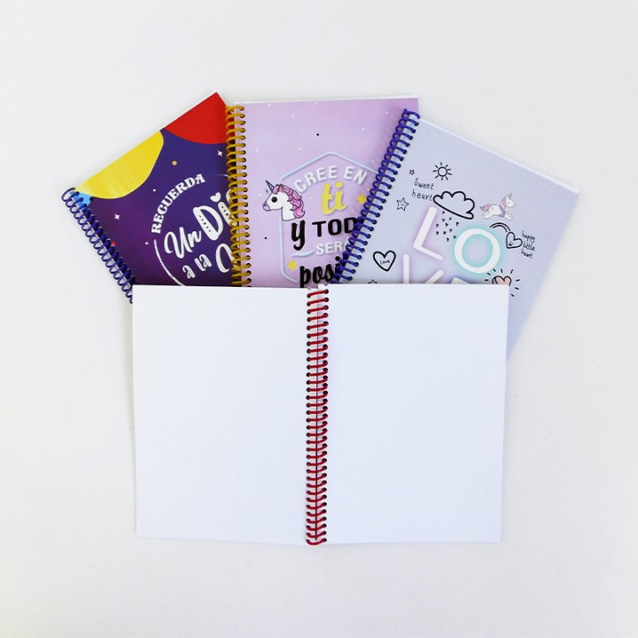 CUADERNO Tamaño A5 Anillados Conv.