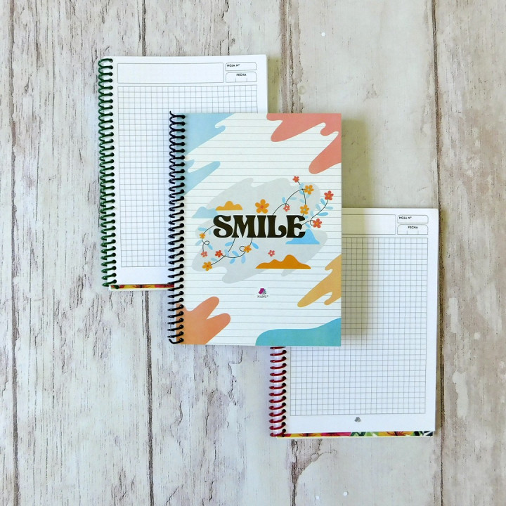 CUADERNO Tamaño A5 Anillados Conv.