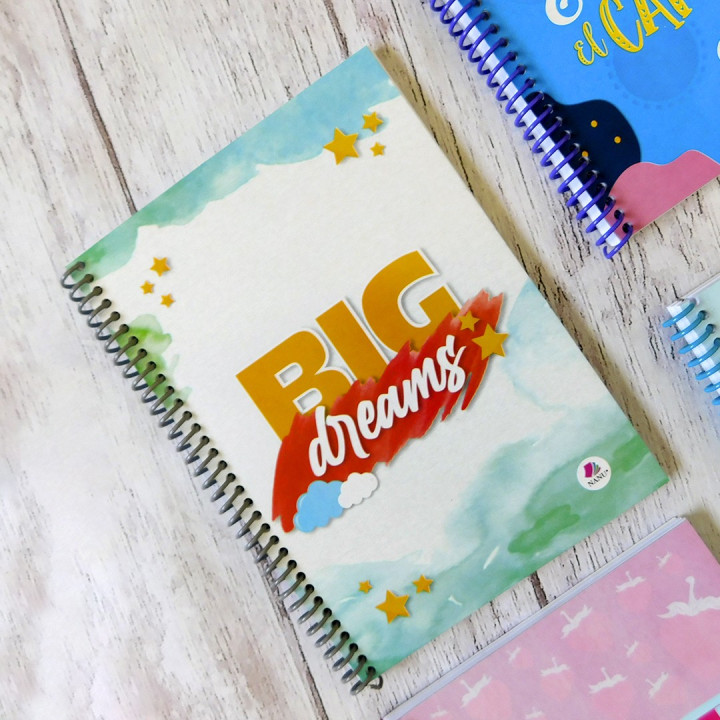 CUADERNO Tamaño A5 Anillados Conv.