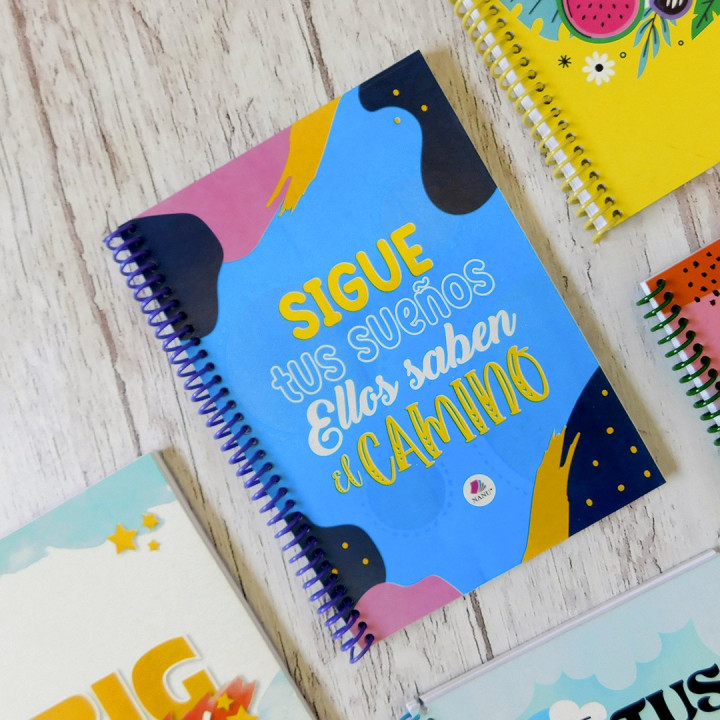 CUADERNO Tamaño A5 Anillados Conv.