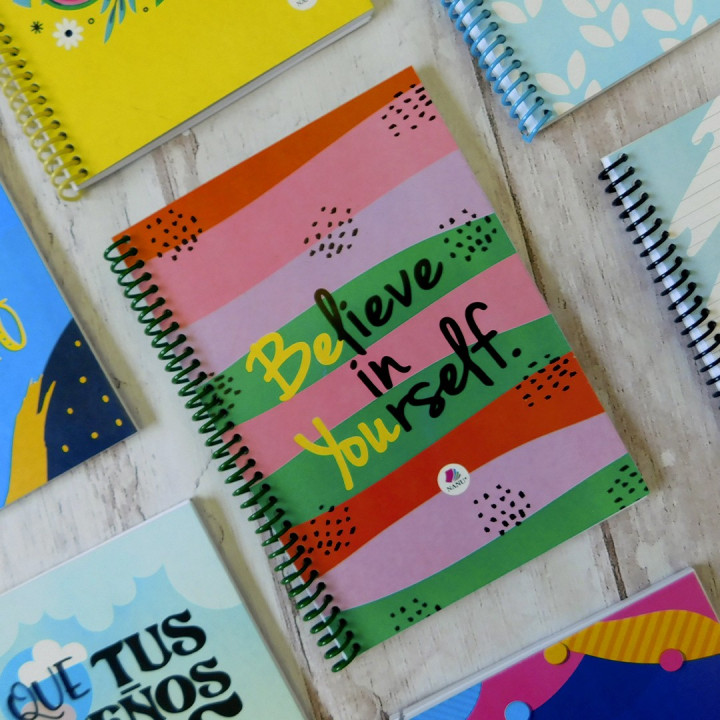 CUADERNO Tamaño A5 Anillados Conv.