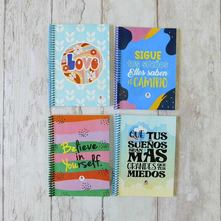 CUADERNO Tamaño A5 Anillados Conv.