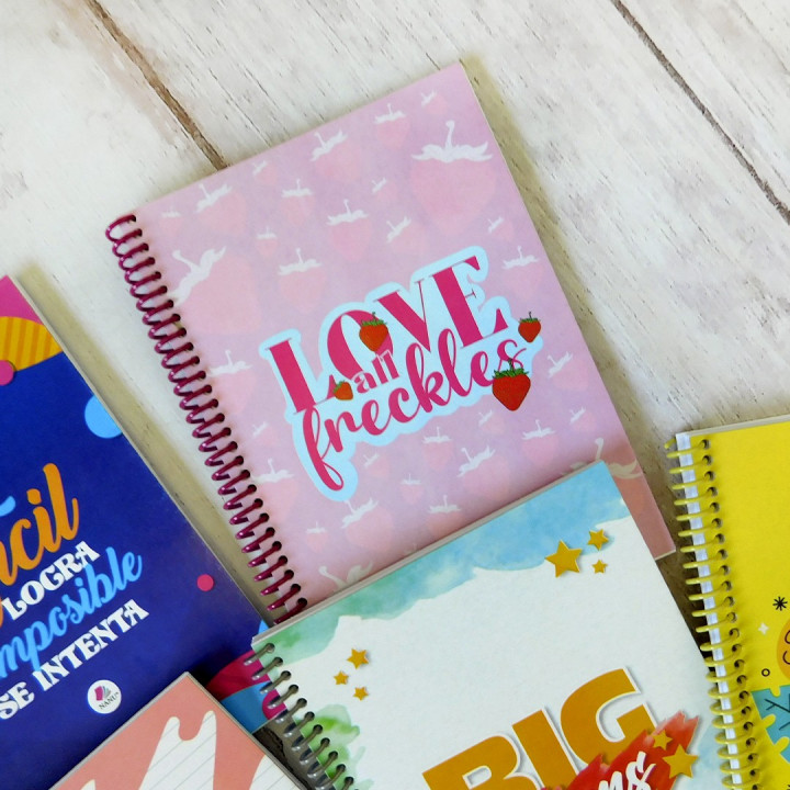 CUADERNO Tamaño A5 Anillados Conv.
