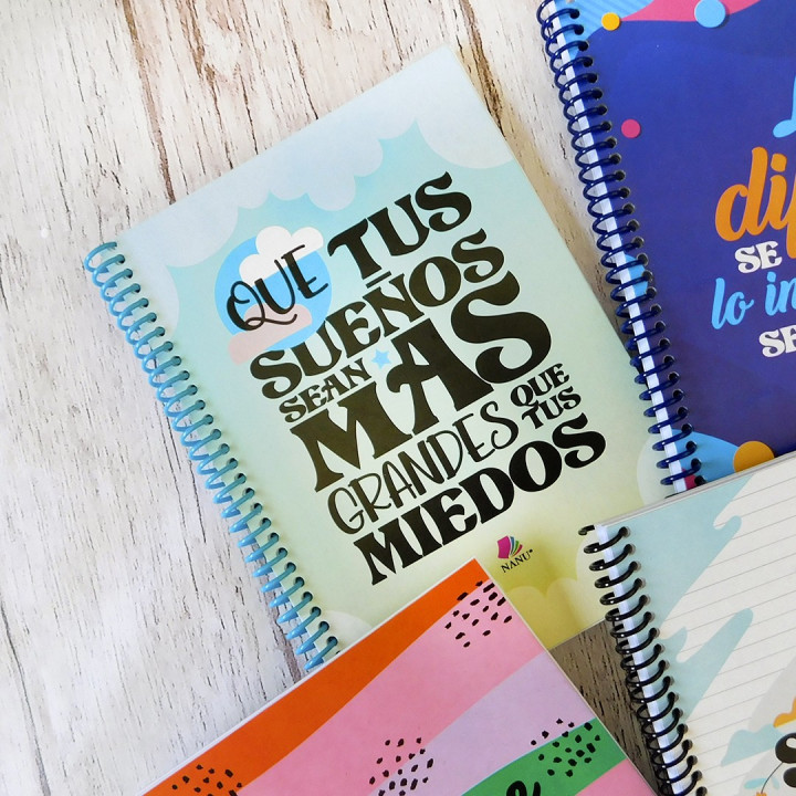 CUADERNO Tamaño A5 Anillados Conv.