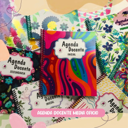 AGENDA DOCENTE  MEDIA OFICIO 17x21