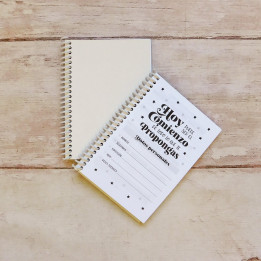 AGENDA  PERPETUA TAMAÑO A6 B&N Sublimable