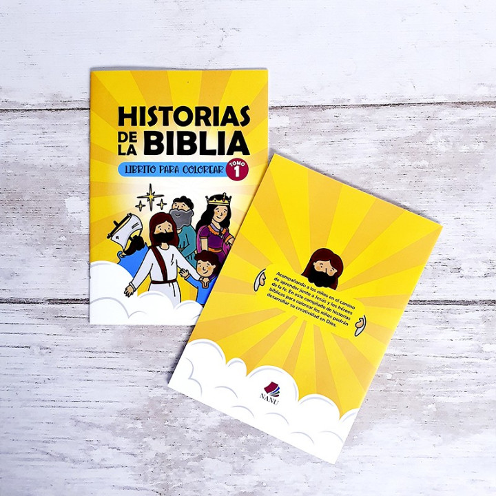 LIBRO PARA COLOREAR HISTORIAS BIBLICAS