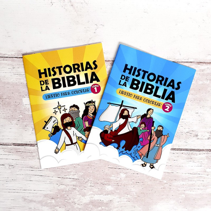 LIBRO PARA COLOREAR HISTORIAS BIBLICAS