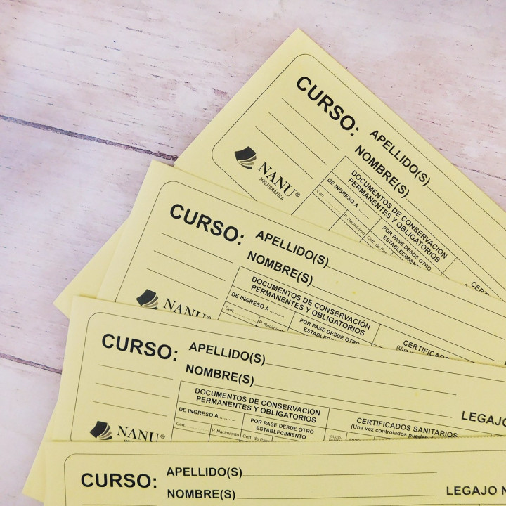 CARPETA DE LEGAJO