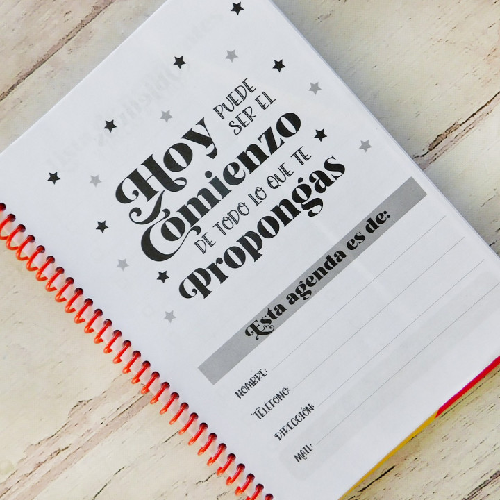 AGENDA A5 PERPETUA FRASES B&N Conv.