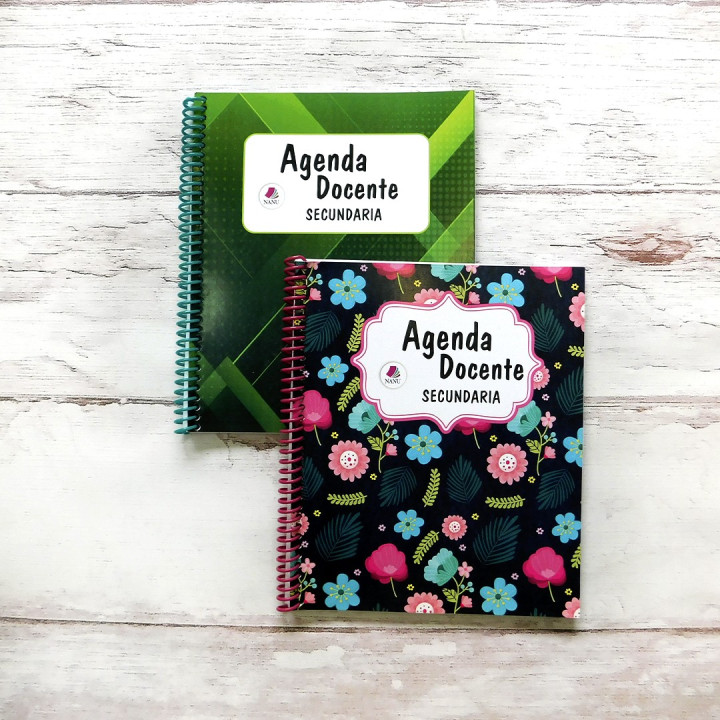 AGENDA DOCENTE  MEDIA OFICIO 17x21