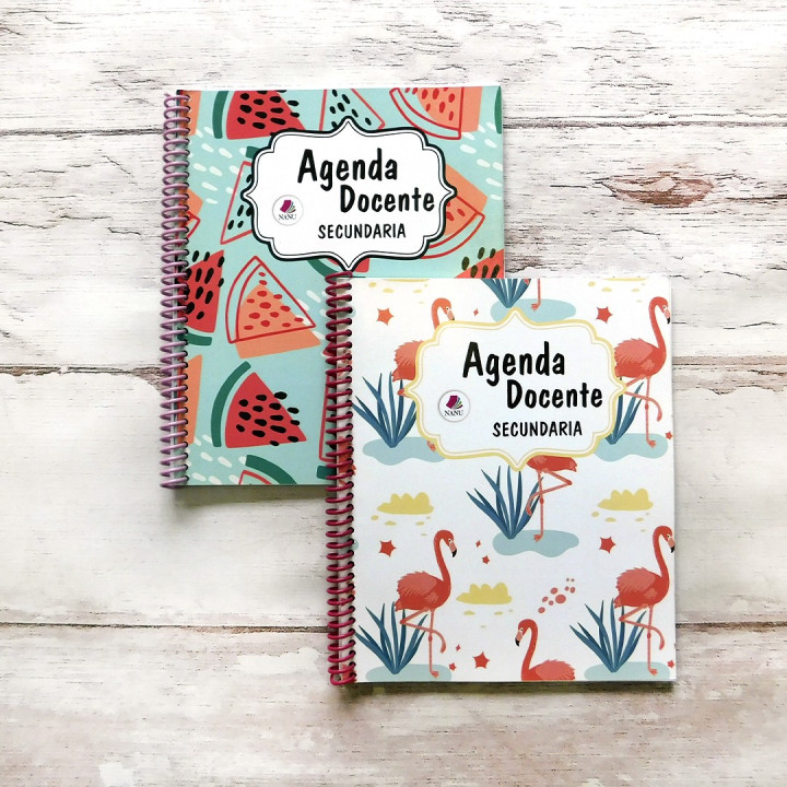 AGENDA DOCENTE  MEDIA OFICIO 17x21