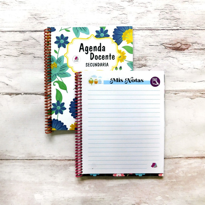 AGENDA DOCENTE  MEDIA OFICIO 17x21