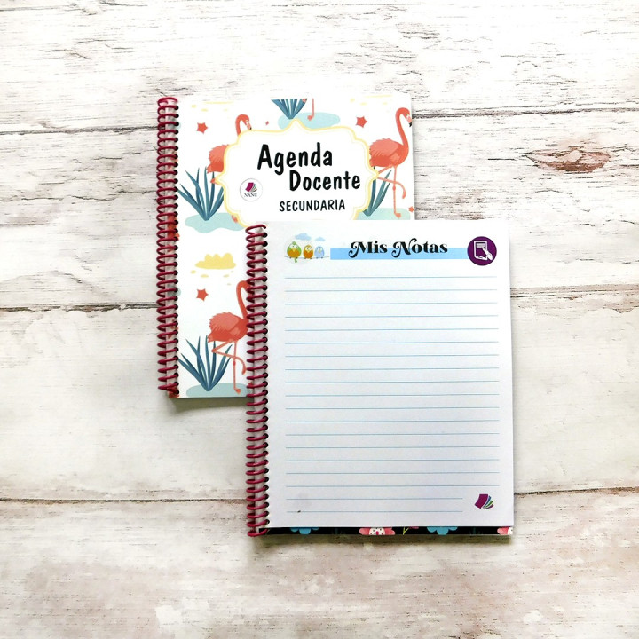 AGENDA DOCENTE  MEDIA OFICIO 17x21