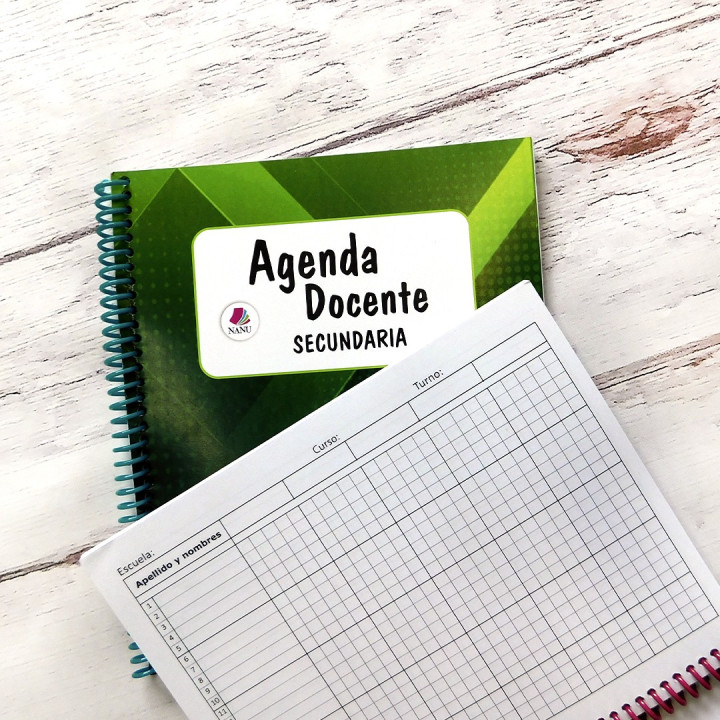 AGENDA DOCENTE  MEDIA OFICIO 17x21