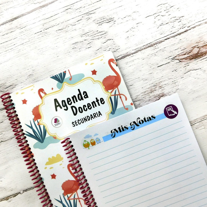 AGENDA DOCENTE  MEDIA OFICIO 17x21
