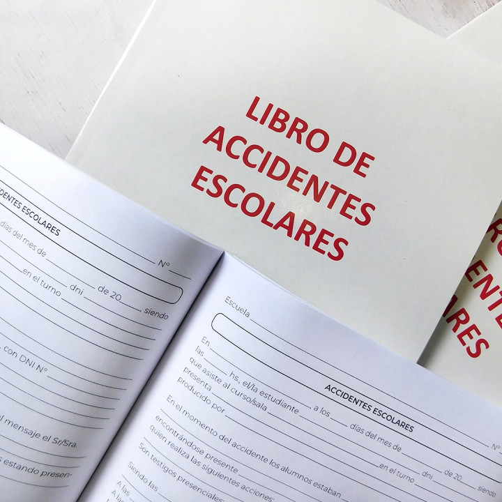 LIBRO DE ACCIDENTES ESCOLARES