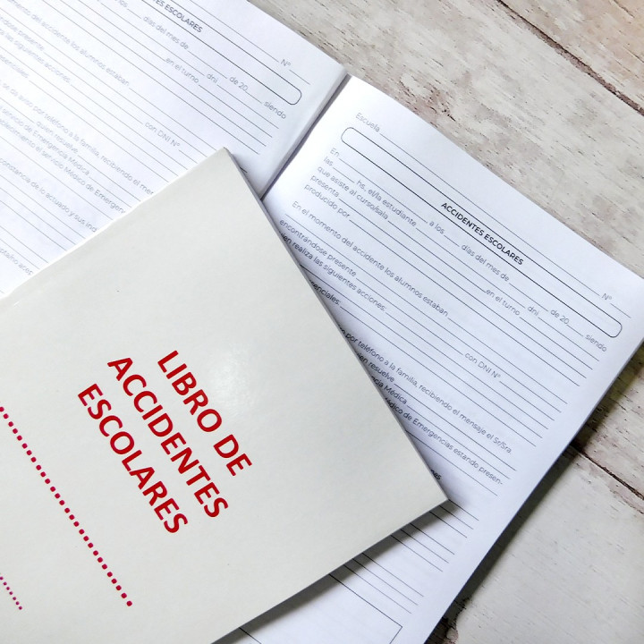 LIBRO DE ACCIDENTES ESCOLARES