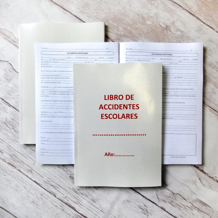 LIBRO DE ACCIDENTES ESCOLARES