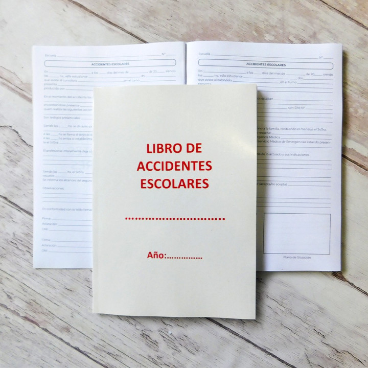 LIBRO DE ACCIDENTES ESCOLARES