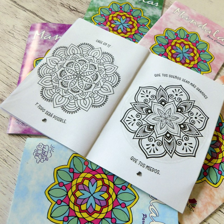 LIBRO PARA COLOREAR DE MANDALAS