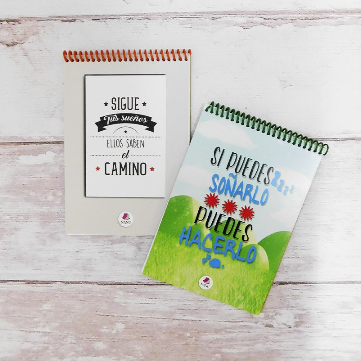 ANOTADORES CON FRASES MOTIVADORAS Conv.
