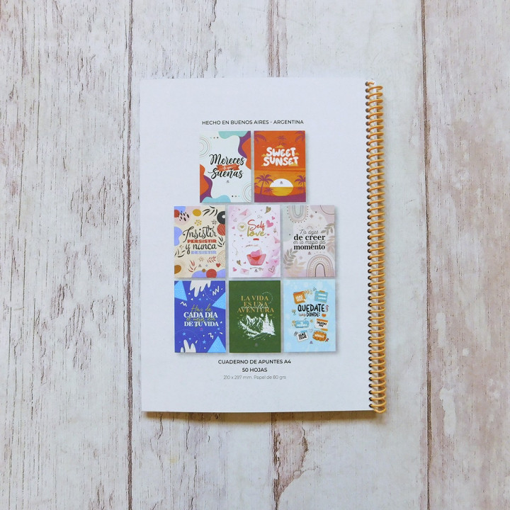 CUADERNO Tamaño A4 Universitario Anillado Conv.