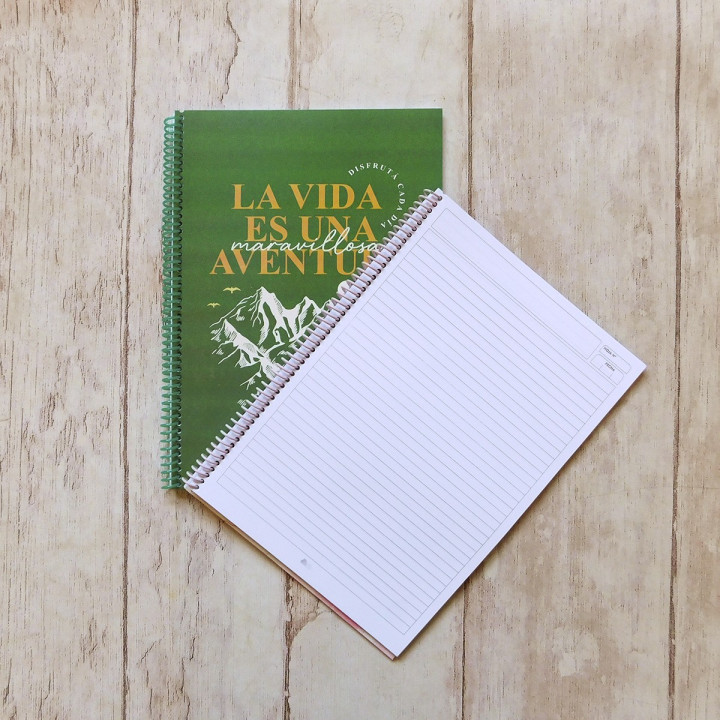 CUADERNO Tamaño A4 Universitario Anillado Conv.