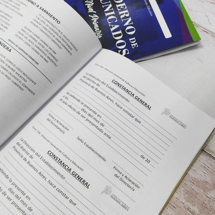 CUADERNO DE COMUNICADOS GENERICO DE LA PROV BS AS