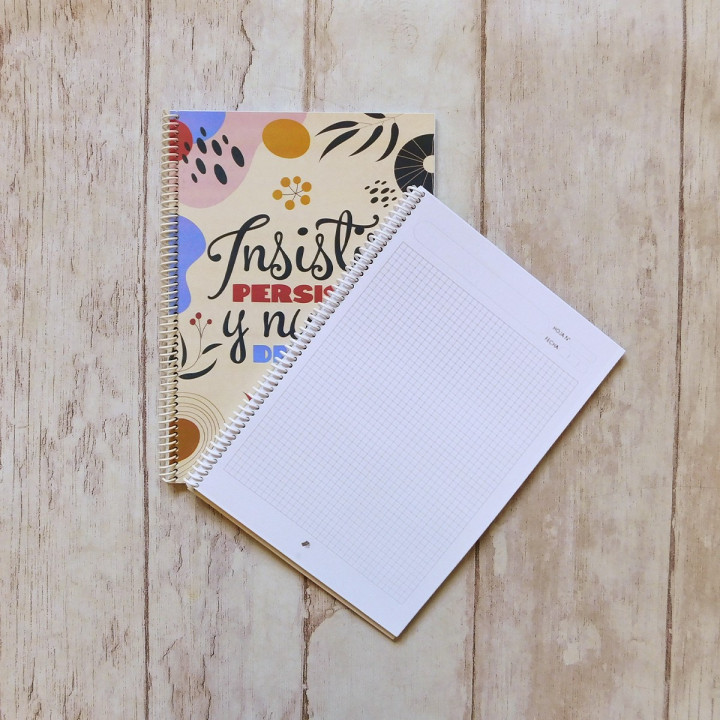 CUADERNO Tamaño A4 Universitario Anillado Conv.