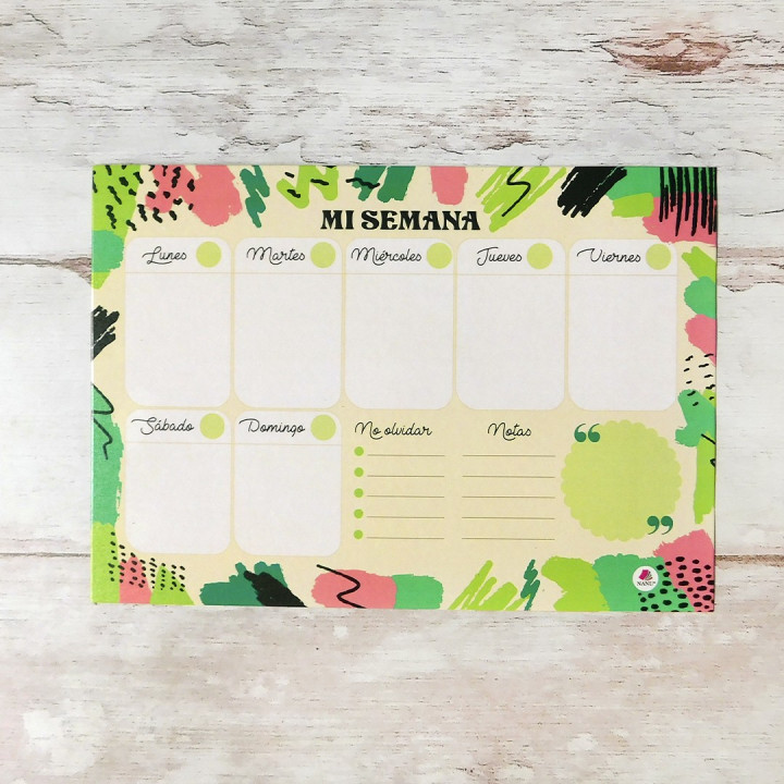 PLANNER SEMANAL A4 IMANTADO Conv.