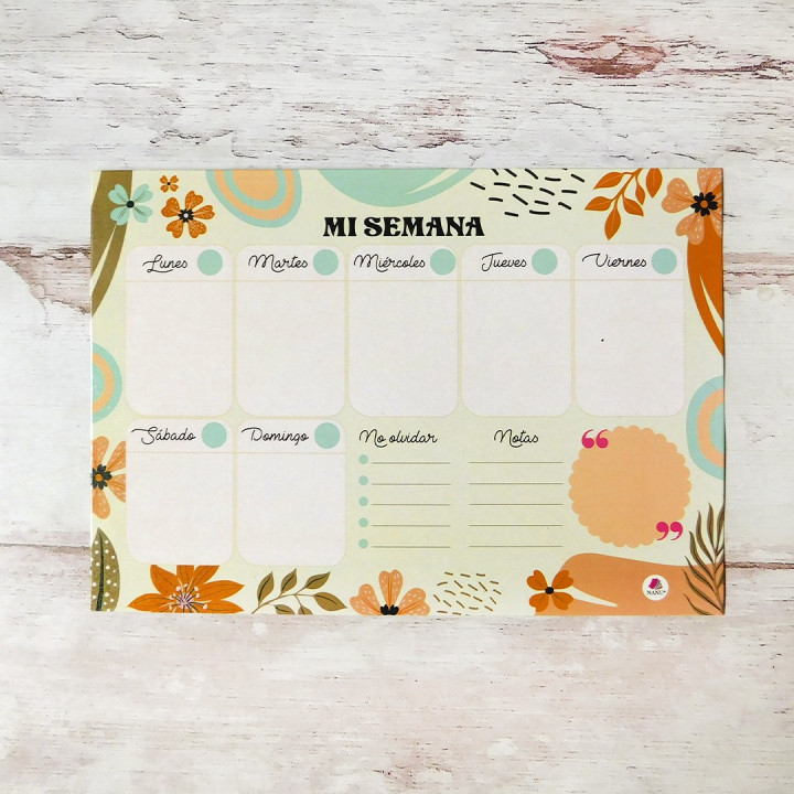 PLANNER SEMANAL A4 IMANTADO Conv.