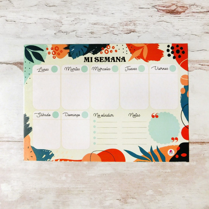 PLANNER SEMANAL A4 IMANTADO Conv.