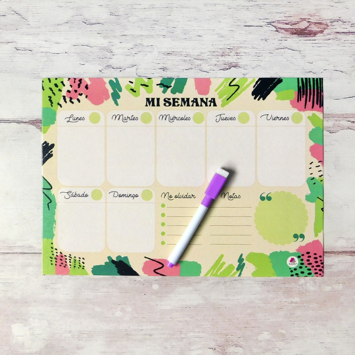 PLANNER SEMANAL A4 IMANTADO Conv.