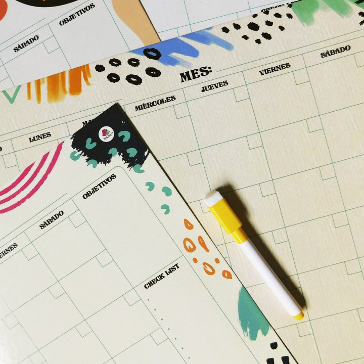 PLANNER MENSUAL A3 IMANTADO Conv.