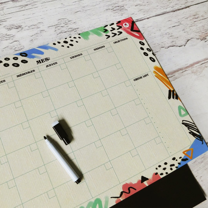 PLANNER MENSUAL A3 IMANTADO Conv.