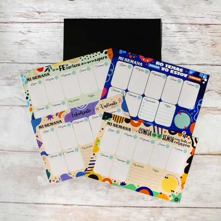 PLANNER SEMANAL A4 IMANTADO Religioso