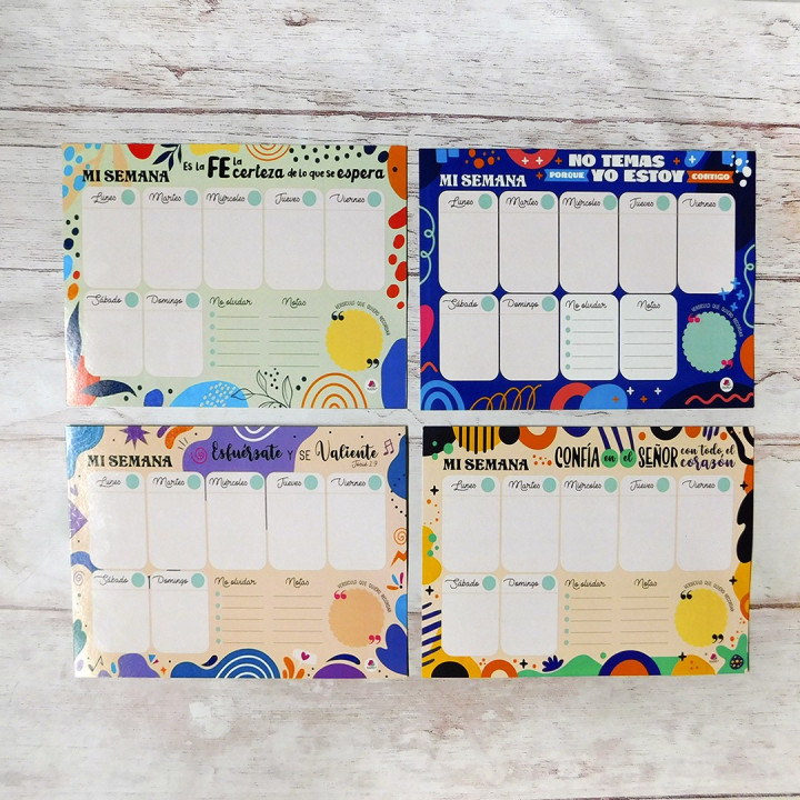PLANNER SEMANAL A4 IMANTADO Religioso