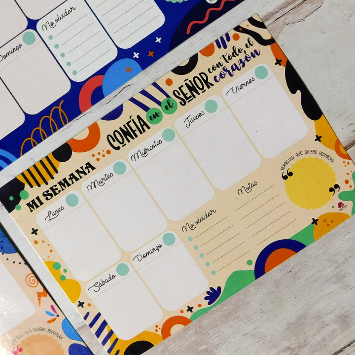 PLANNER SEMANAL A4 IMANTADO Religioso