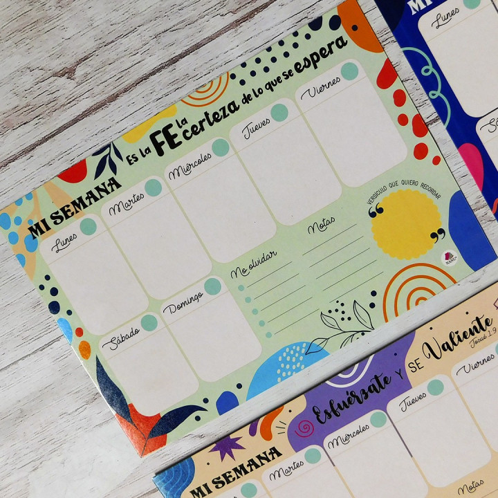 PLANNER SEMANAL A4 IMANTADO Religioso
