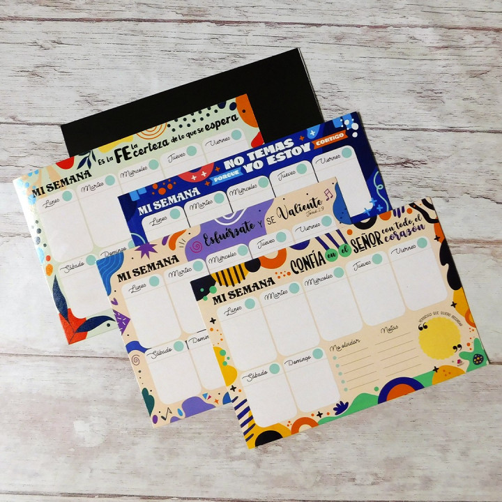 PLANNER SEMANAL A4 IMANTADO Religioso