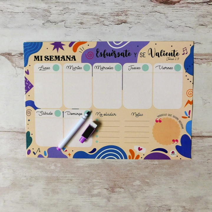 PLANNER SEMANAL A4 IMANTADO Religioso