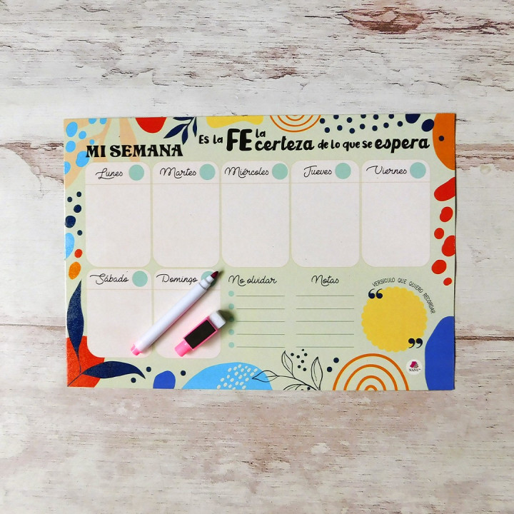 PLANNER SEMANAL A4 IMANTADO Religioso