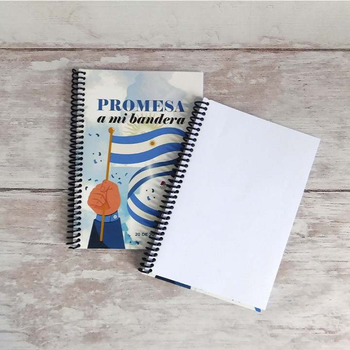 CUADERNO 20X14 Promesa a la Bandera