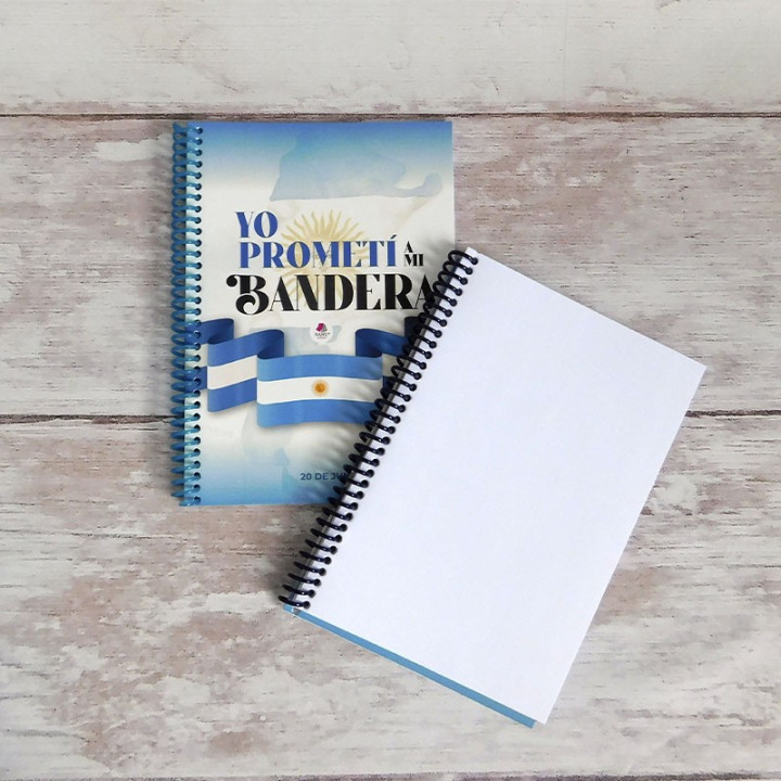 CUADERNO 20X14 Promesa a la Bandera