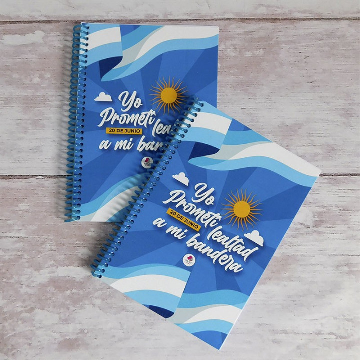 CUADERNO 20X14 Promesa a la Bandera