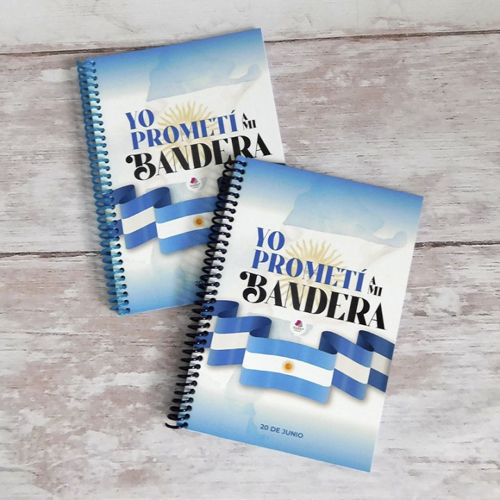 CUADERNO 20X14 Promesa a la Bandera