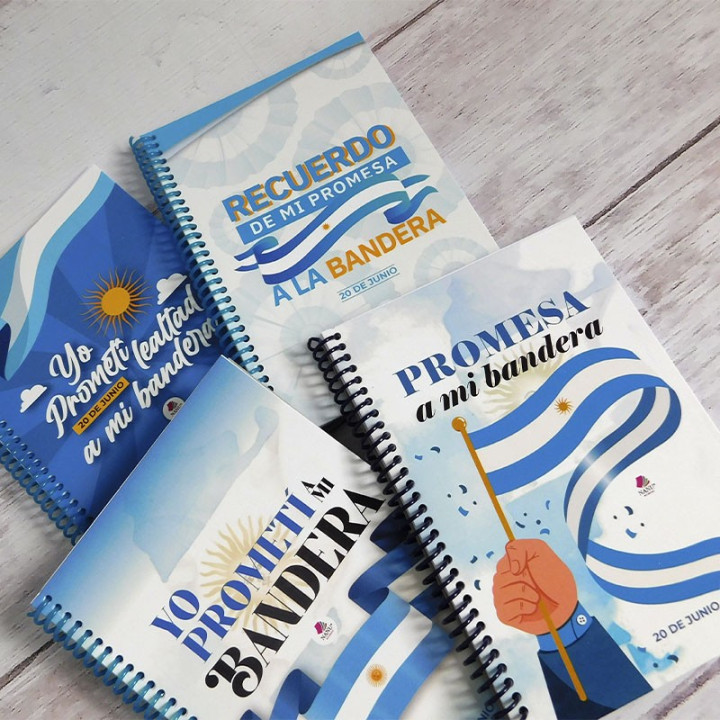 CUADERNO 20X14 Promesa a la Bandera