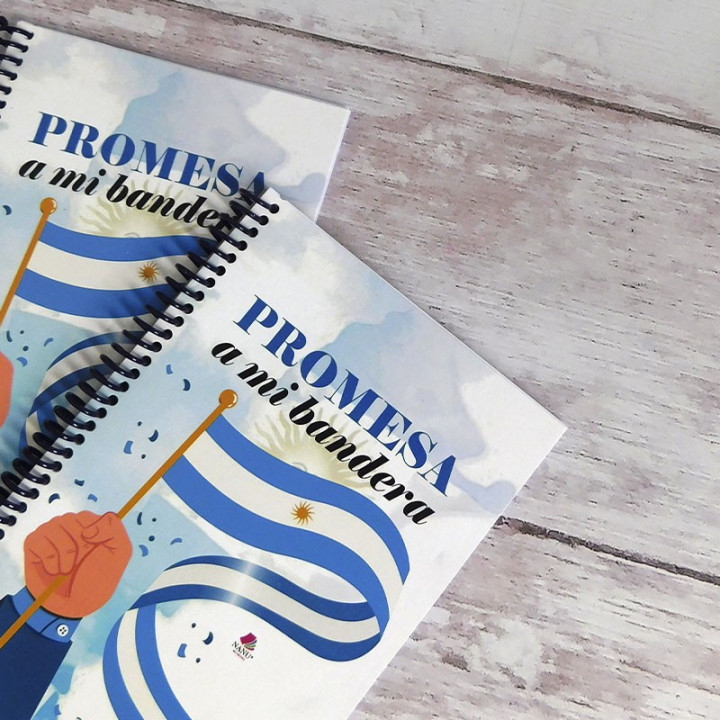 CUADERNO 20X14 Promesa a la Bandera